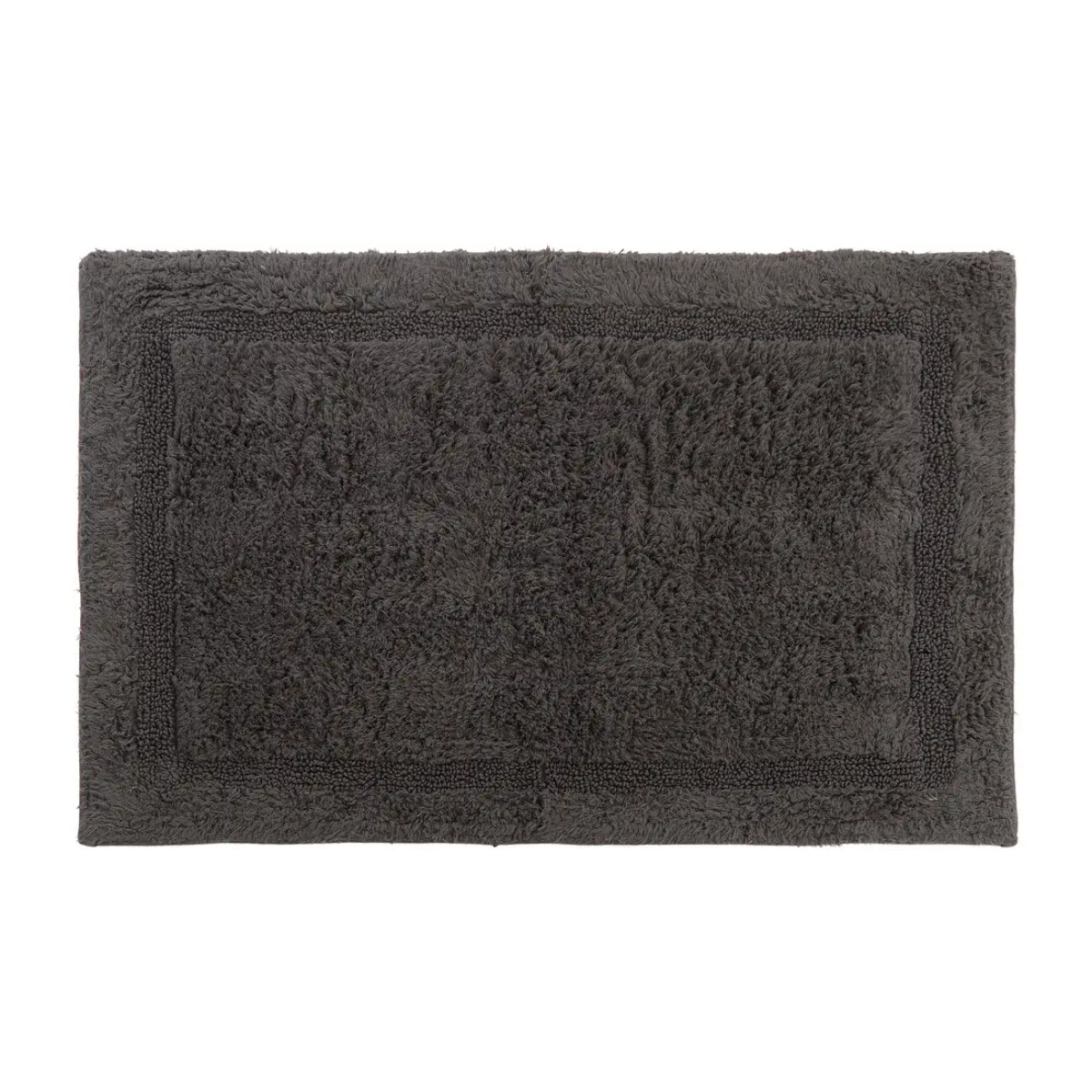 Tapis de bain fluffy Colorama 50x75cm gris