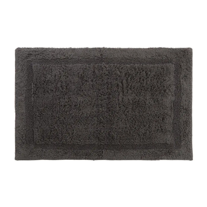 Tapis de bain fluffy Colorama 50x75cm gris