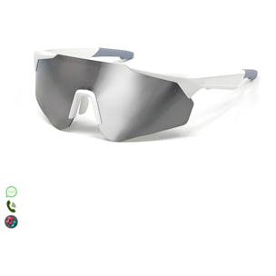 Gafas deportivas inteligentes QY PRO 2. Asistente de voz inteligente, traducción en tiempo real de más de 100 idiomas, control de música/llamadas y lentes UV400.