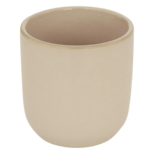 Tasse Terre inconnue beige D6,7xp5,5cm
