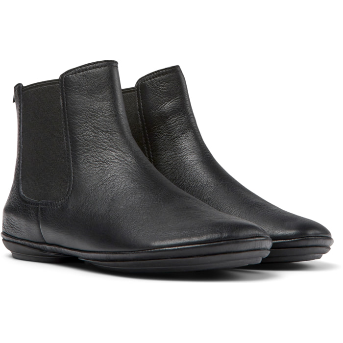 Botines - CAMPER Right Nina - Negro - Cuero liso