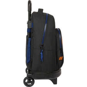 Mochila gde. c/ruedas compact extraible naruto "ninja"