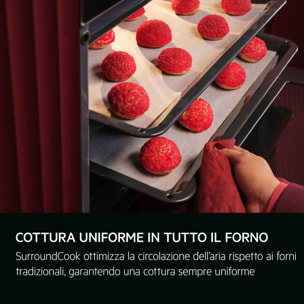 AEG Horno multifunción Serie 5000 SurroundCook con SteamBake con Display LED Explore V5PBA521AB