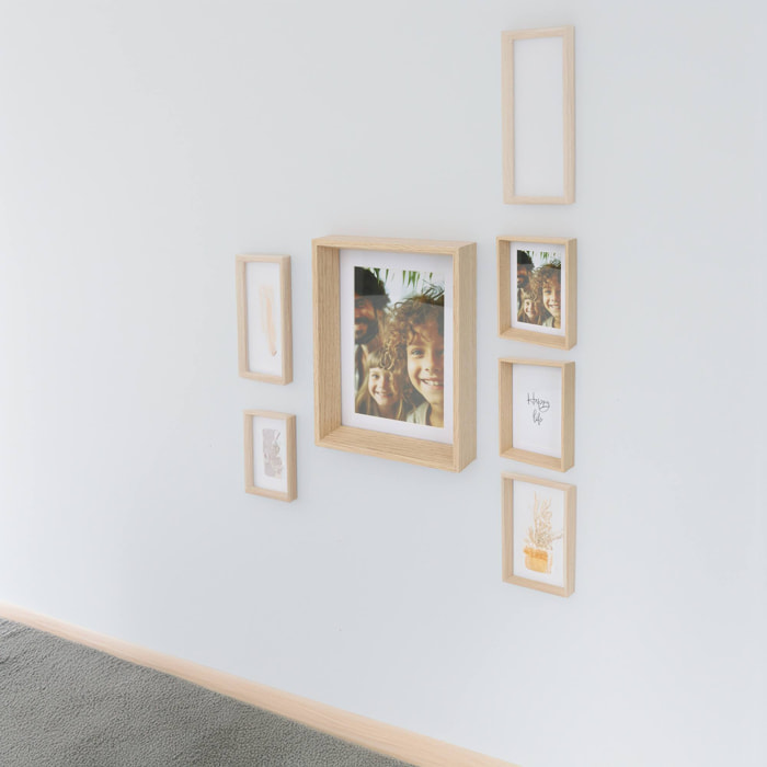 Marco de fotos de MDF y cristal