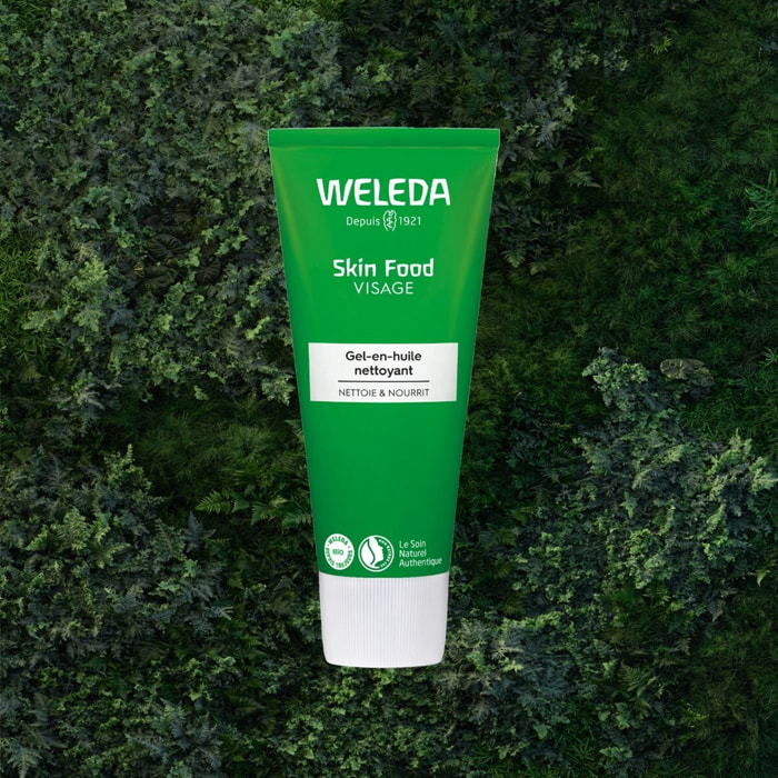 WELEDA -  Lot Skin Food Gel-en-huile nettoyant + Huile sèche sublimatrice + Baume lèvres