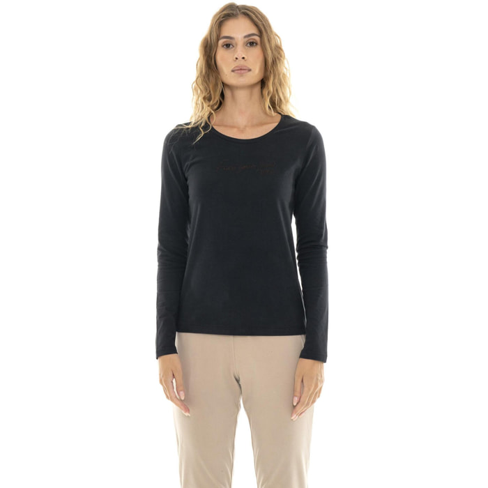 Camiseta mujer manga larga "Relaxed"