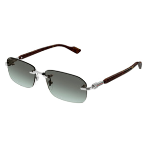 Gafas de Sol Gucci GG1221S-008 de Metal Hombre 56 mm