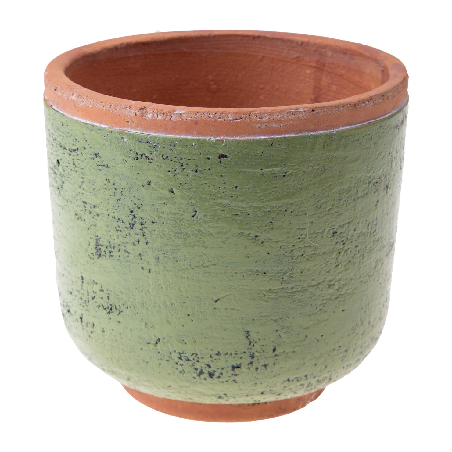 Cachepot Diametro 18Xh.16,5 Cm - Pezzi 3 - 18X16,5X18cm - Colore: Verde - Bianchi Dino - Decori Casa E Complementi