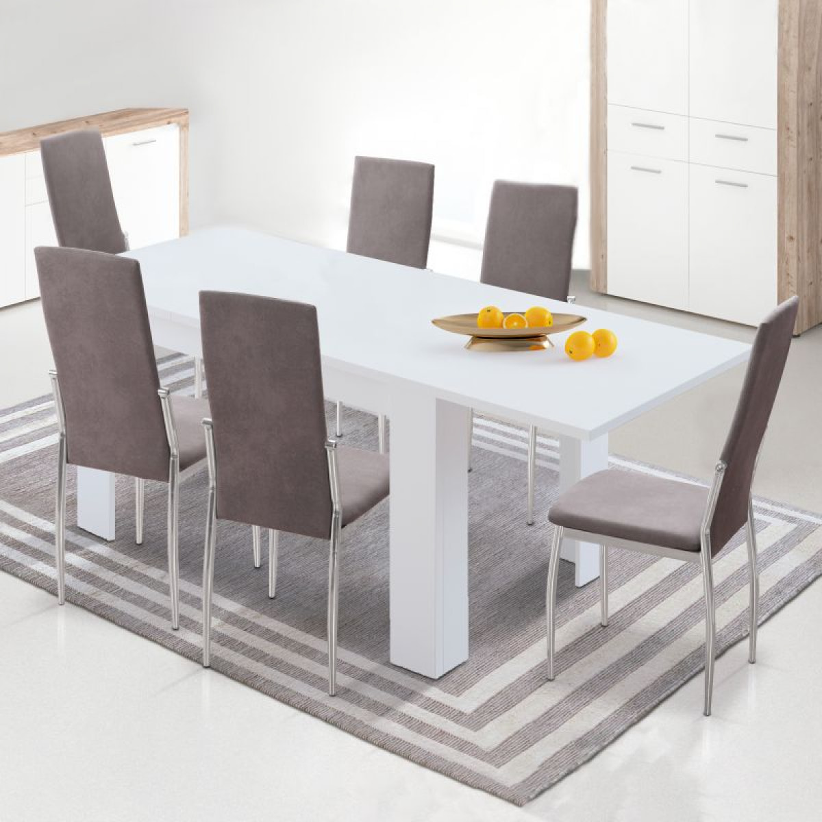 Pack 6 sillas de comedor Sakura Gris Marengo Sakura