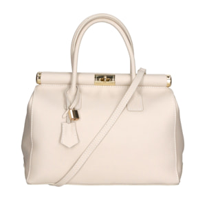 Borsa a mano da donna - Modello Aleria - Vera pelle - 35.0 x 26.0 x 16.0 cm