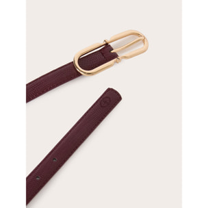 Motivi - Cintura lizard con fibbia - Bordeaux
