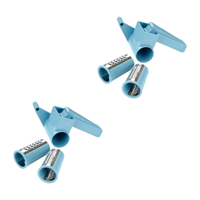 Ensemble de 2 Mini moulins râpes pour chocolat Zenker Sweet Sensation