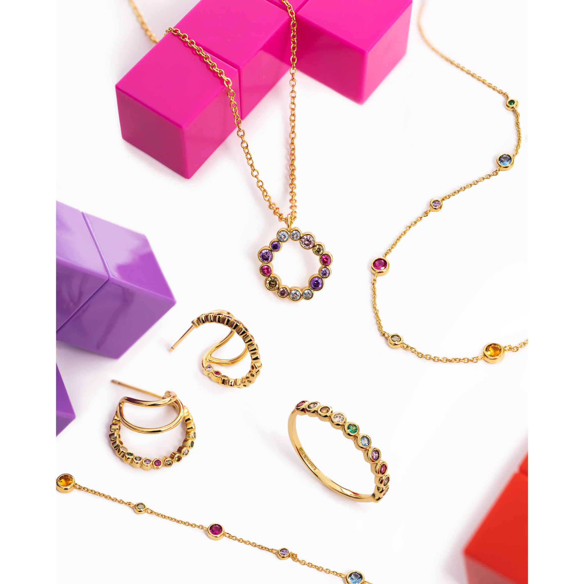 Collana Bubbles Placcato Oro