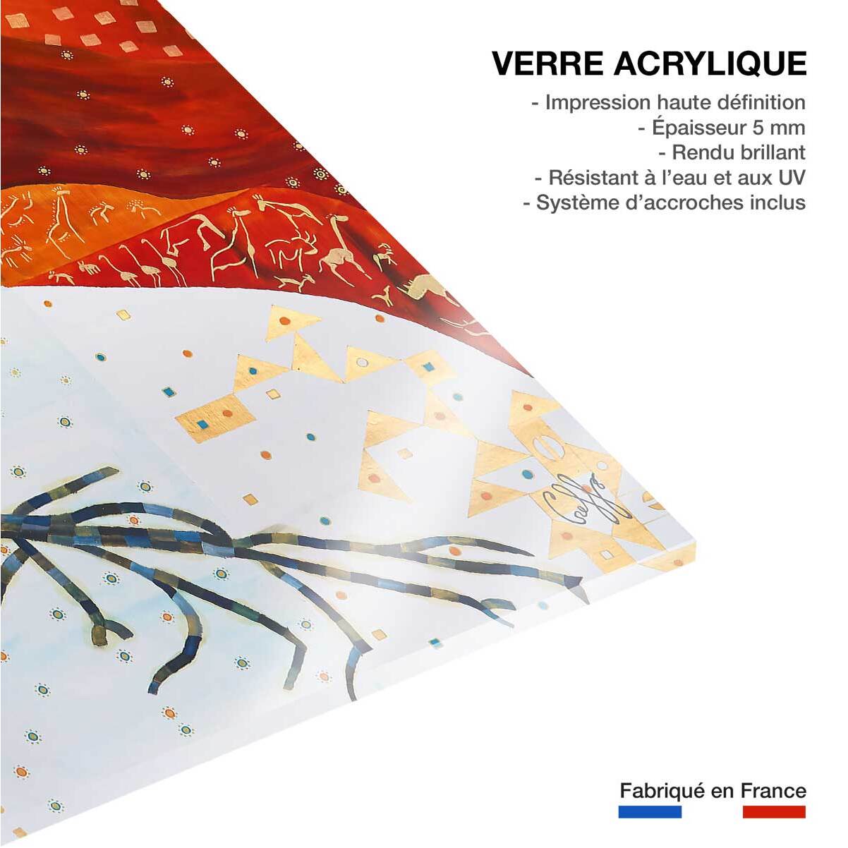 Tableau voyage en namibie Tableau plexiglas