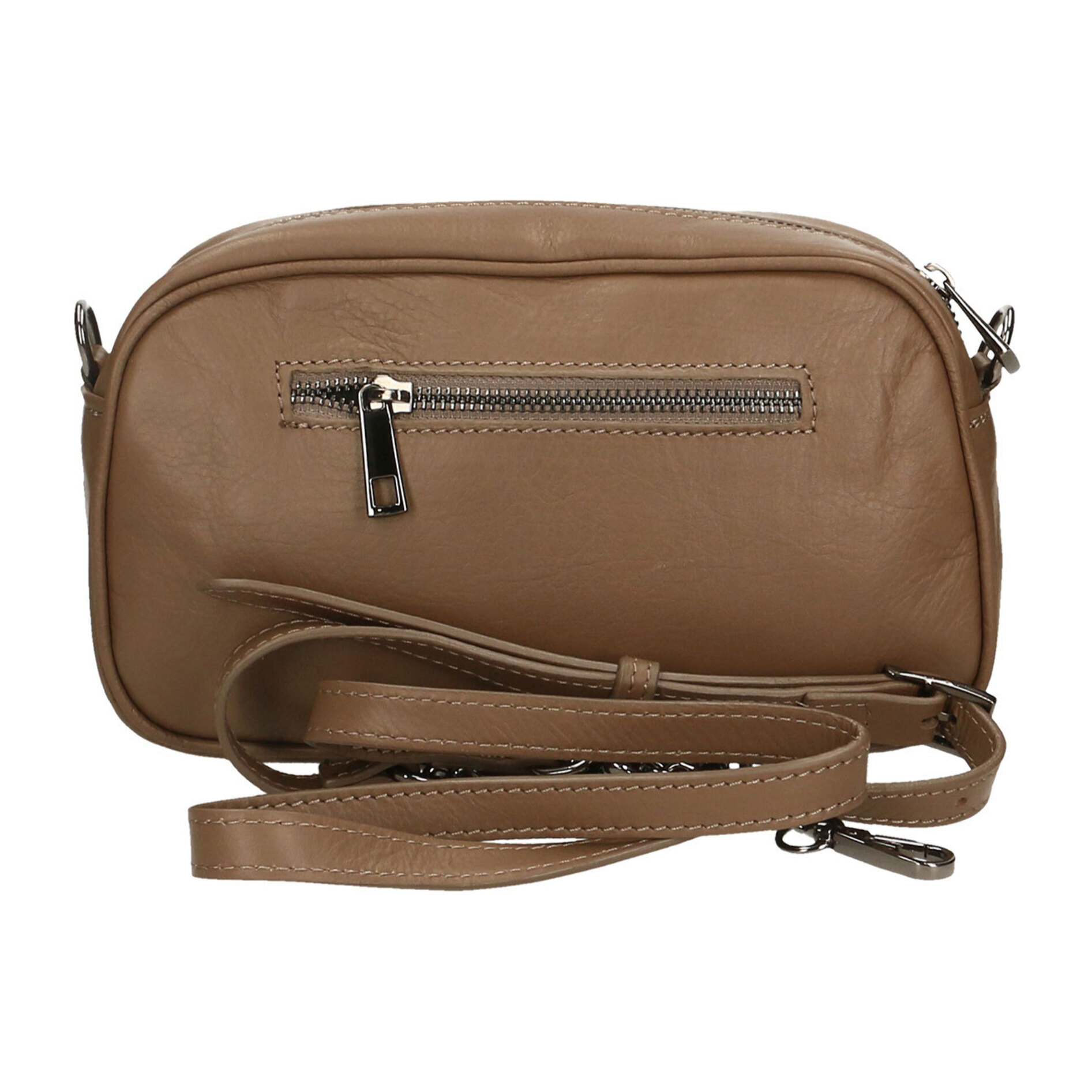 Borsa a tracolla da donna - Modello Cyane - Vera pelle - 24.0 x 13.0 x 7.0 cm
