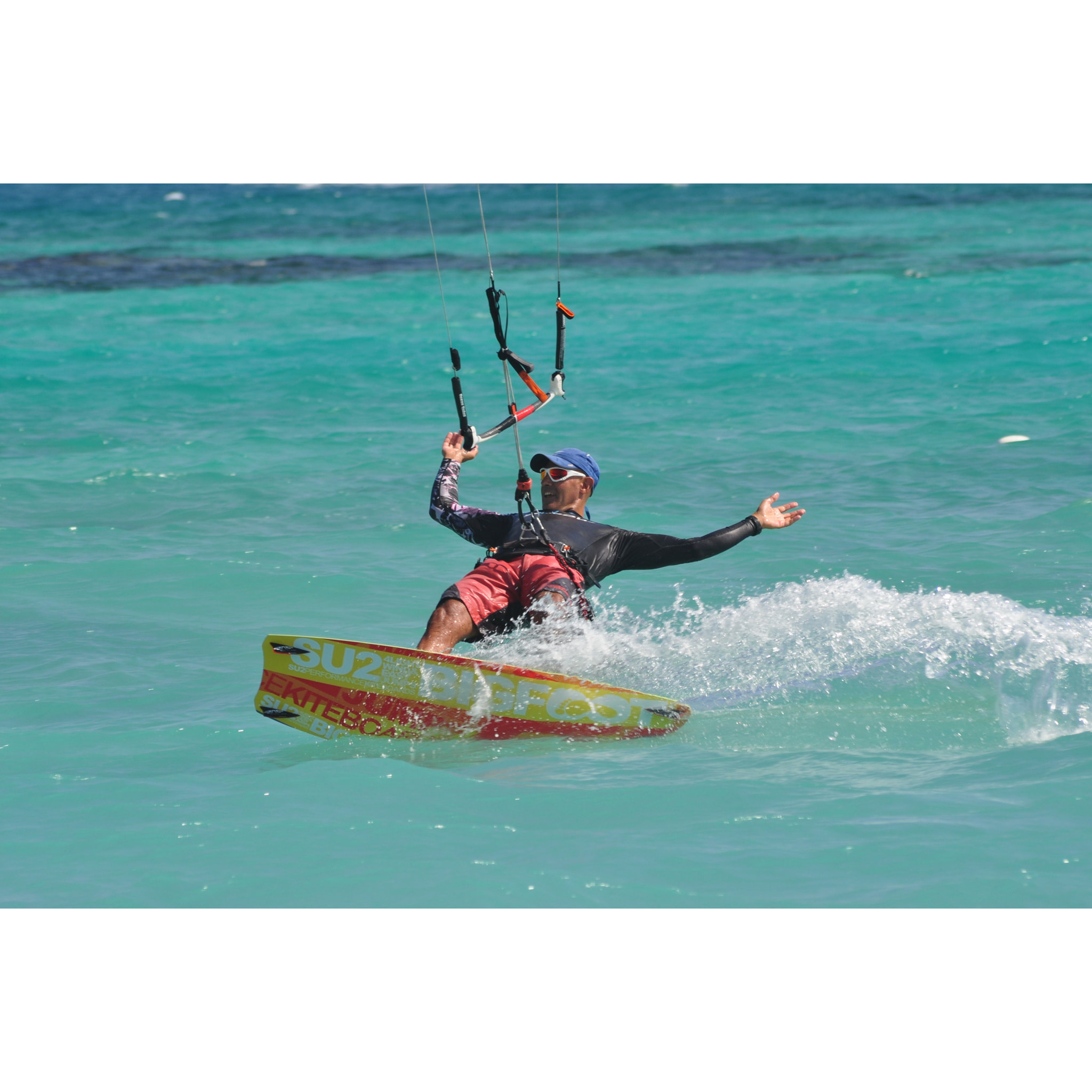 GAFAS DE WATER SPORT OCEAN COSTA RICA de color Rojo