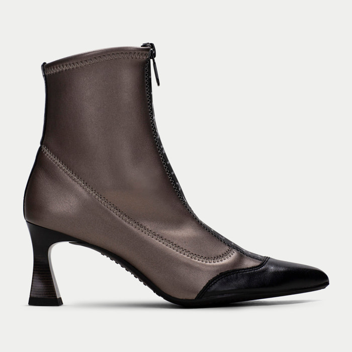 Botin Dalia Negro plomo 6,5 cm