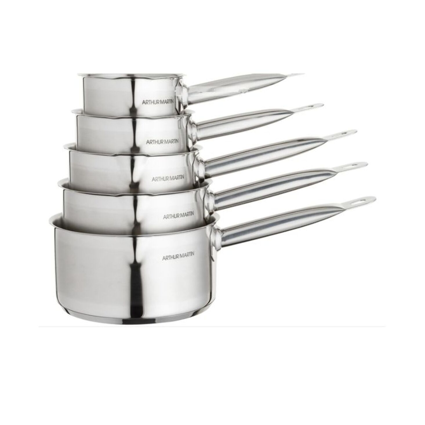 Set de 5 casseroles (gamme professionnelle)