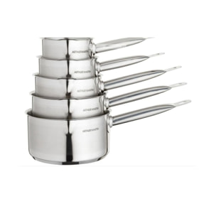 Set de 5 casseroles (gamme professionnelle)