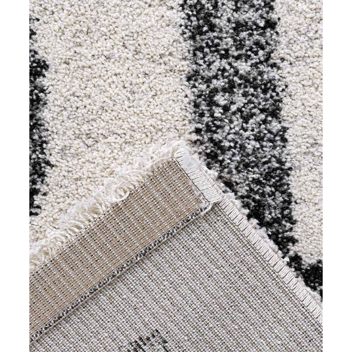 Tappeto Stile Geometrico Soggiorno Salotto Grigio