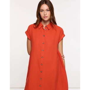 Vestido Midi Naranja - Bayo