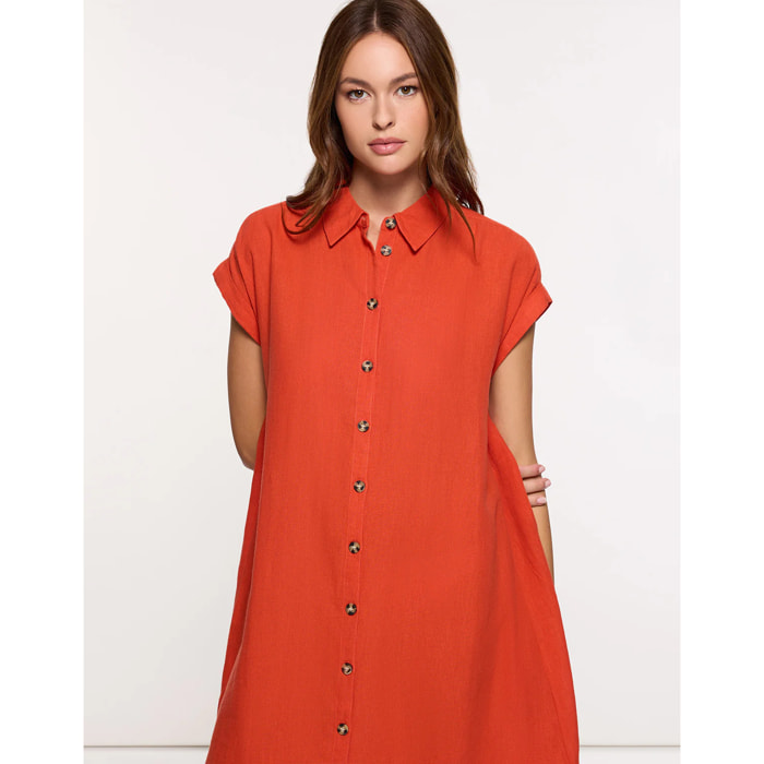 Vestido Midi Naranja - Bayo