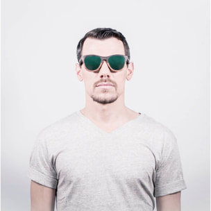 Gafas de sol OCEAN WEDGE - 5 capas marrón / Revo polarizada verde