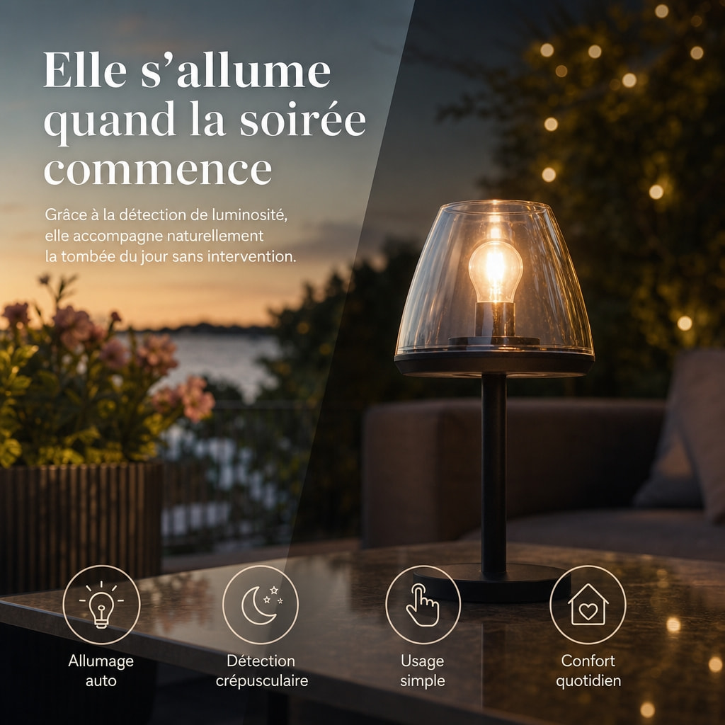 EZIlight® Solar lamp one - Pack de 4 lampes