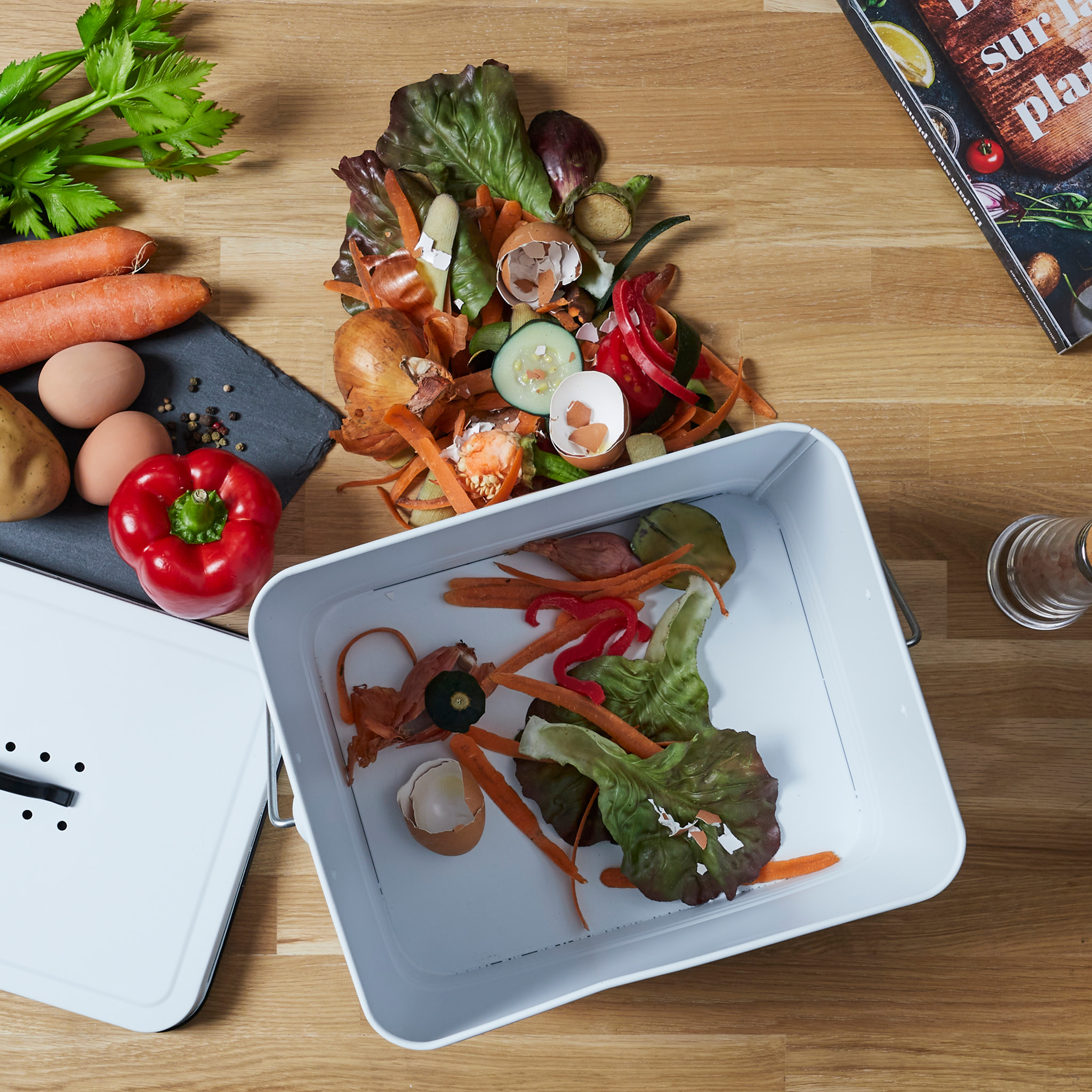 Poubelle A Compost Metal 10l