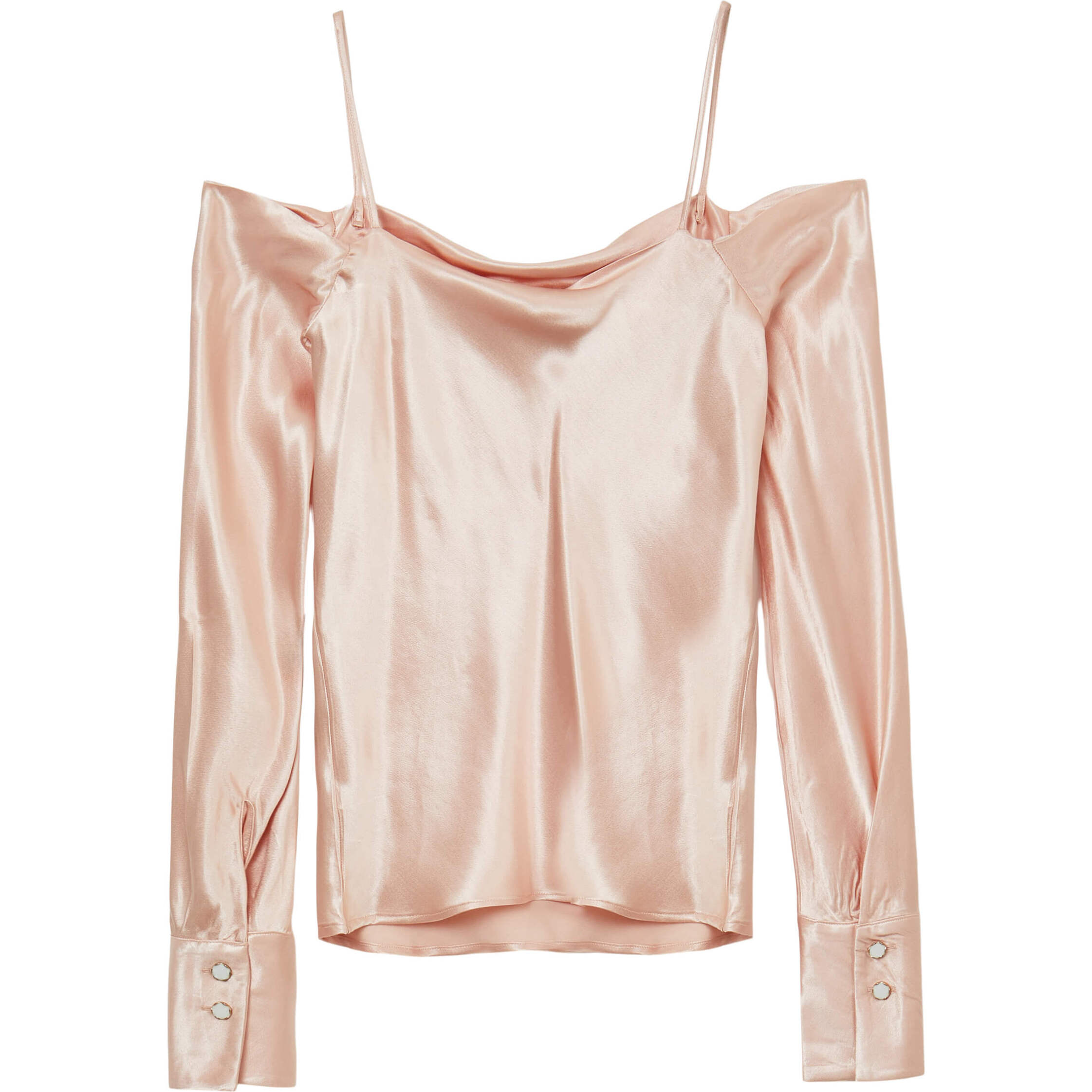 Blusa shiffer in simil satin