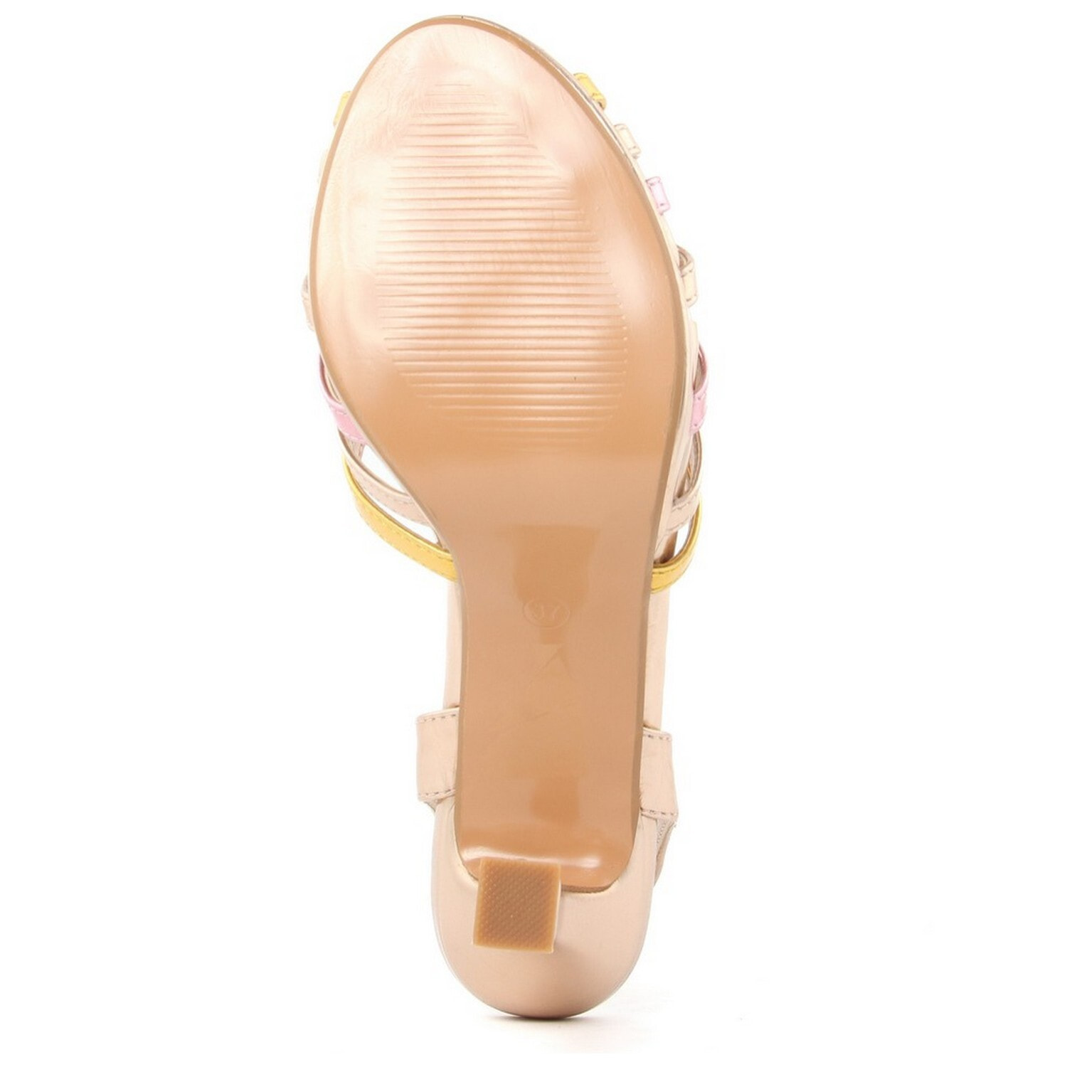 Sandali Donna colore Dorato-Altezza tacco:9cm