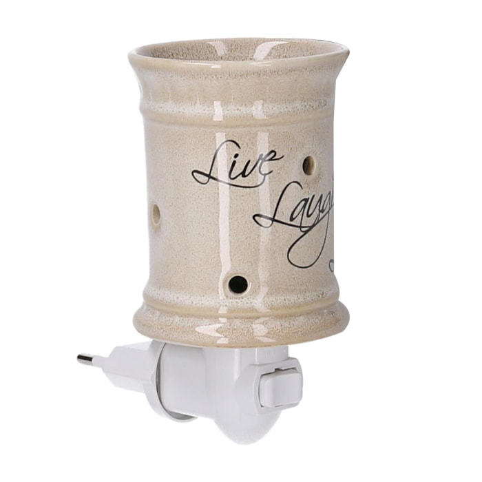 Bruciaessenze plug in ceramica cm9,8x7,1h13