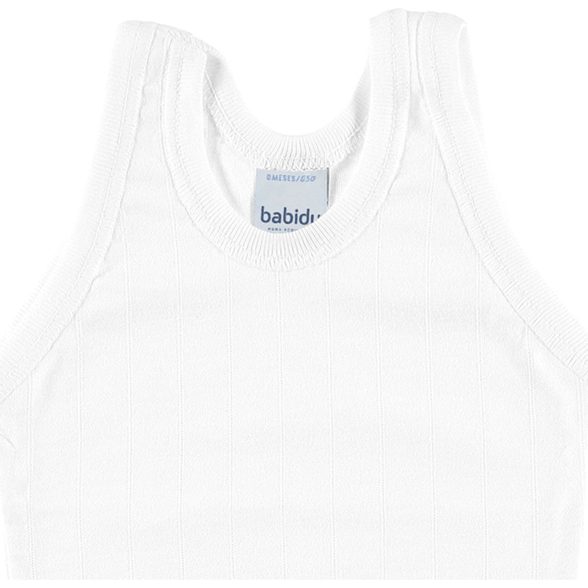 Body bebé tirantes algodón rayas