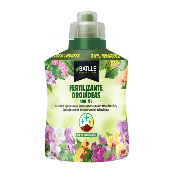 Fertilizante Orquídeas Batlle 400 ml