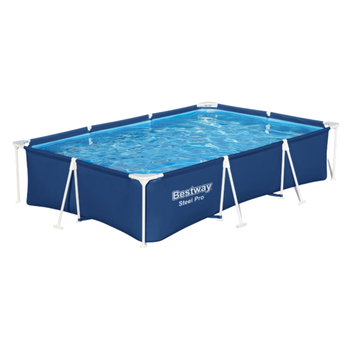Bestway Piscine hors sol rectangulaire Steel Pro® 300 x 201 x 66 cm Bestway
