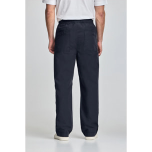 Pantalón Sunset de cintura elástica en azul marino