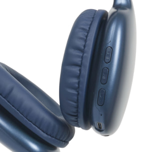 Casque sans fil - BE MIX - Design Épuré - Confort d'Écoute - Bleu