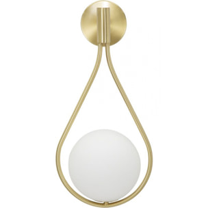 LAMPADA DA MURO GLAMY DROP CM 24x20x52