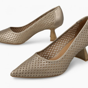 ZAPATOS DE SALÓN DORADOS KAL5297