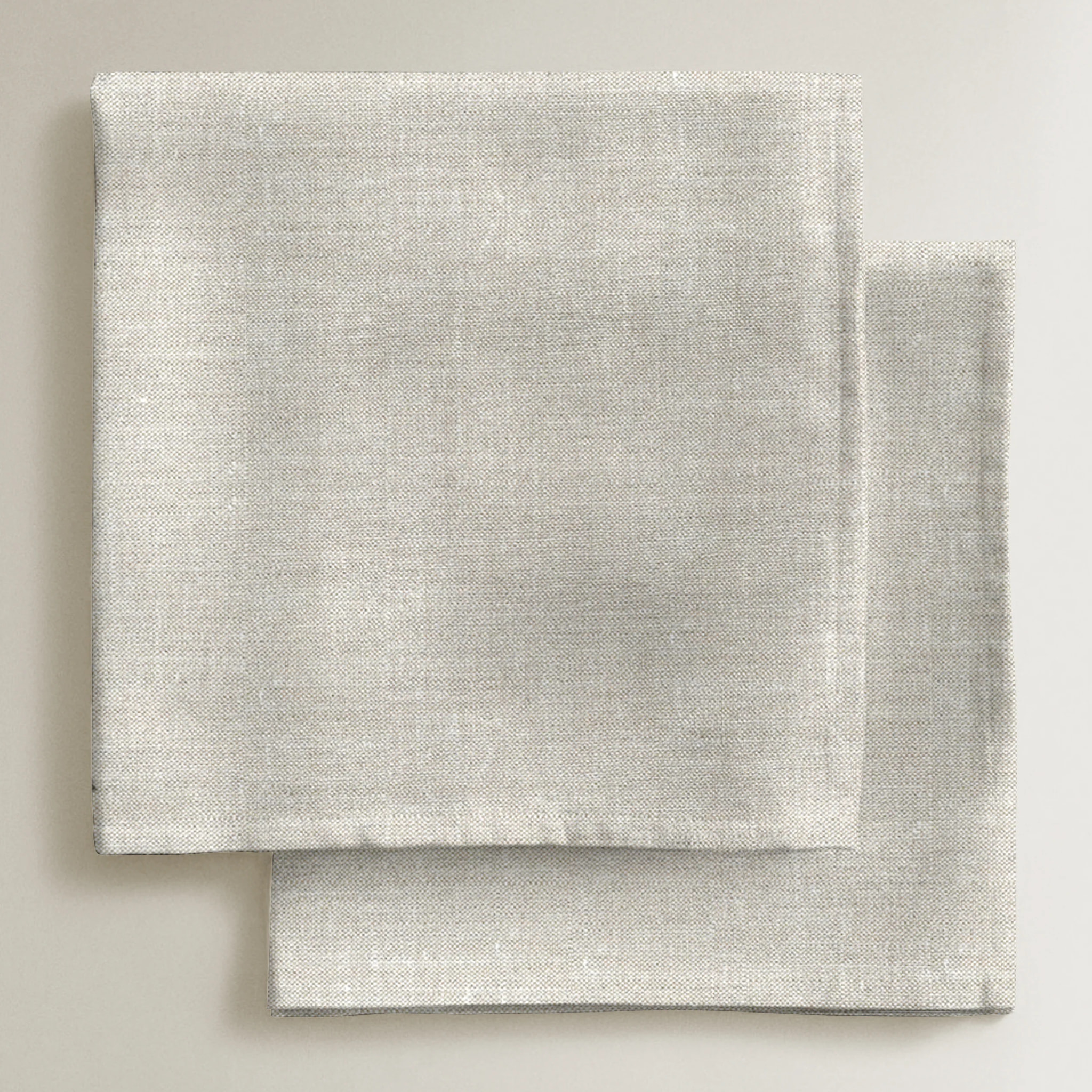 Serviettes pack 2 coton linge culla linge lisse