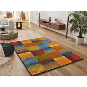 SYBIL Alfombra geométrica en multicolor, varias medidas disponibles