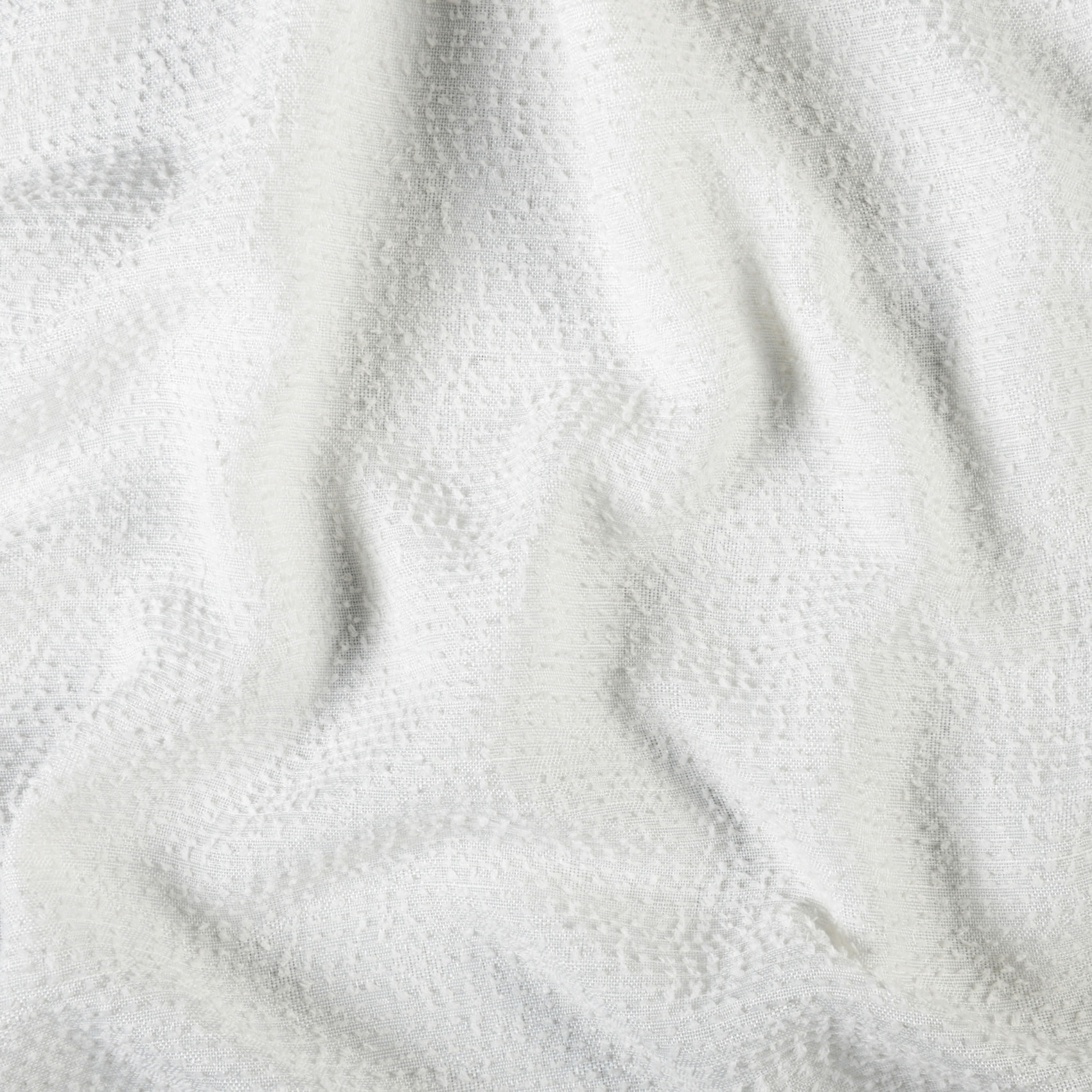 Rideau tamisant à fil texturé - Blanc