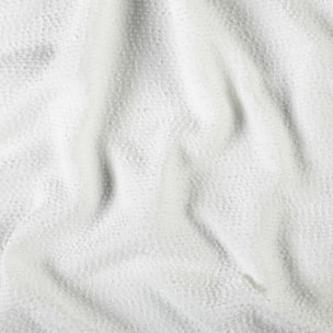 Rideau tamisant à fil texturé - Blanc