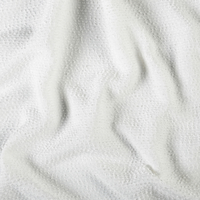 Rideau tamisant à fil texturé - Blanc