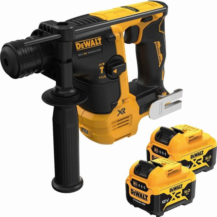 Perforateur SDS-Plus XR 12V 5Ah Li-Ion Brushless 1.1J DEWALT - DCH072P2-QW