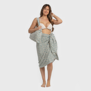 PACK TOALLA PAREO + BOLSO ELOINA
