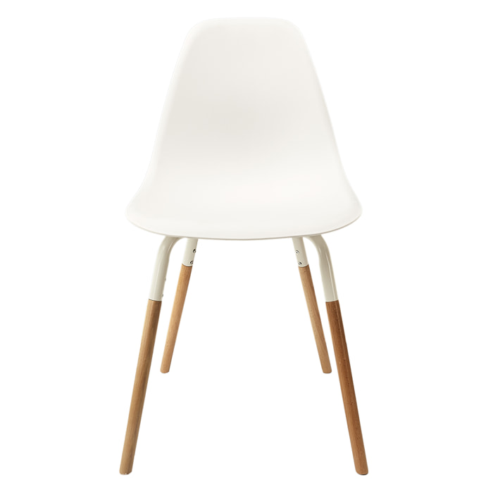 Chaise Scandinave Phenix Blanc - Lot De 4
