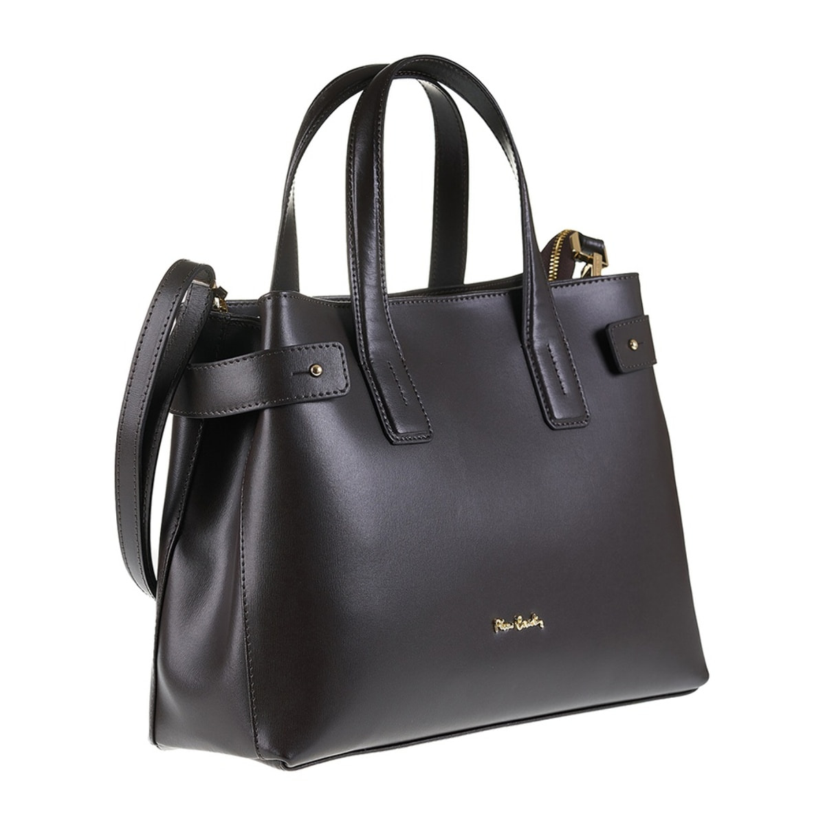 Borsa a mano da donna Made in Italy - Modello Emberly Nova - 100% pelle - 35.0 x 25.5 x 14.0 cm