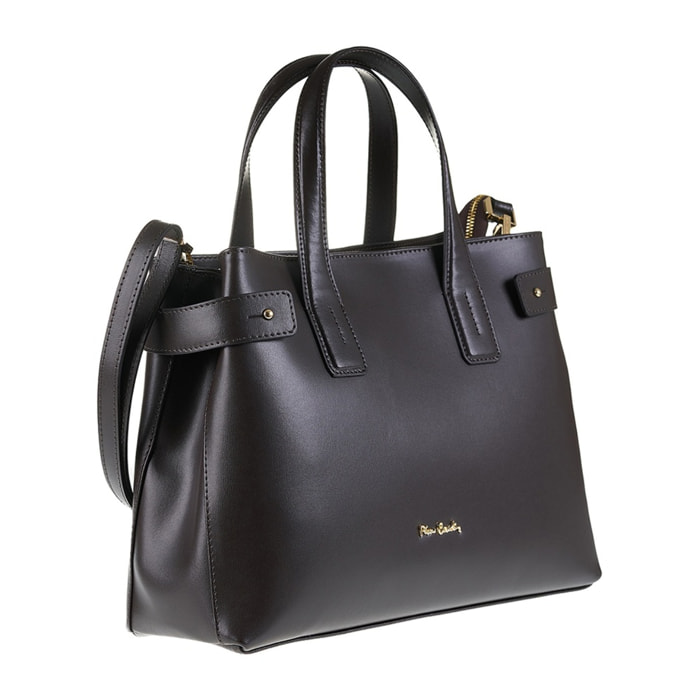 Borsa a mano da donna Made in Italy - Modello Emberly Nova - 100% pelle - 35.0 x 25.5 x 14.0 cm