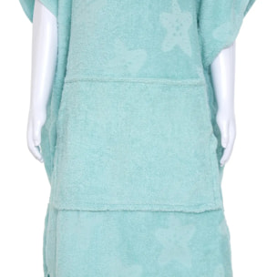Set Cape et Gant de bain Enfant Orta 92x50 cm Bleu